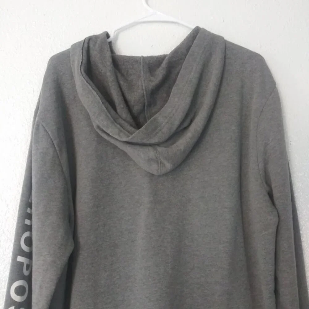 Aeropostale  Men's size L gray and white hoodie sweatshirt - Picture 5 of 14